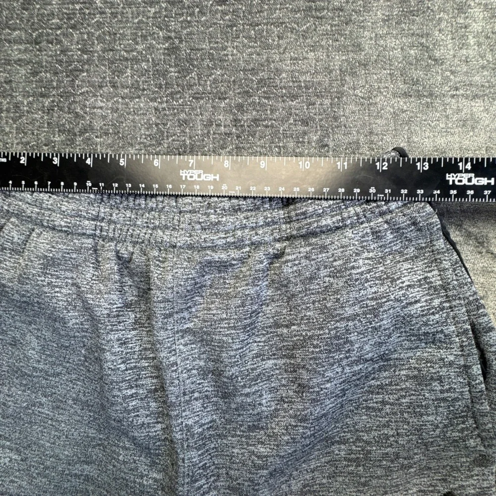 Adidas Track Pants‎ Boys XL 18/20 Gray Heather Stripe Fleece Lined Straight Leg